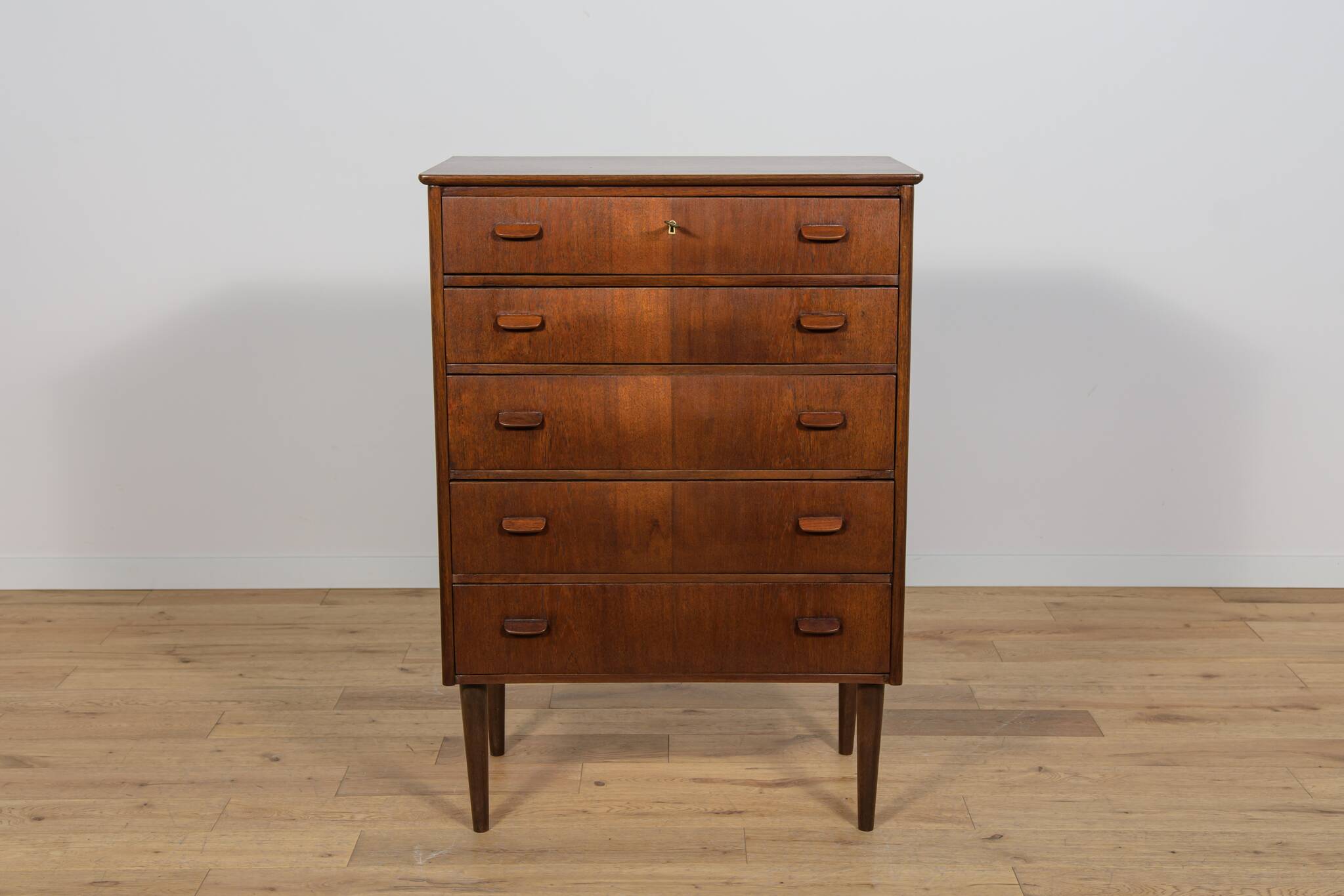 Commode en teck du milieu du siècle, Danemark, années 1960