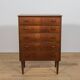 Commode en teck du milieu du siècle, Danemark, années 1960