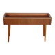 Scandinavian planter in teak and copper 1960