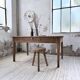 Farm table with tapered legs, cherry wood, 150 cm