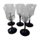 Verres à pied noir