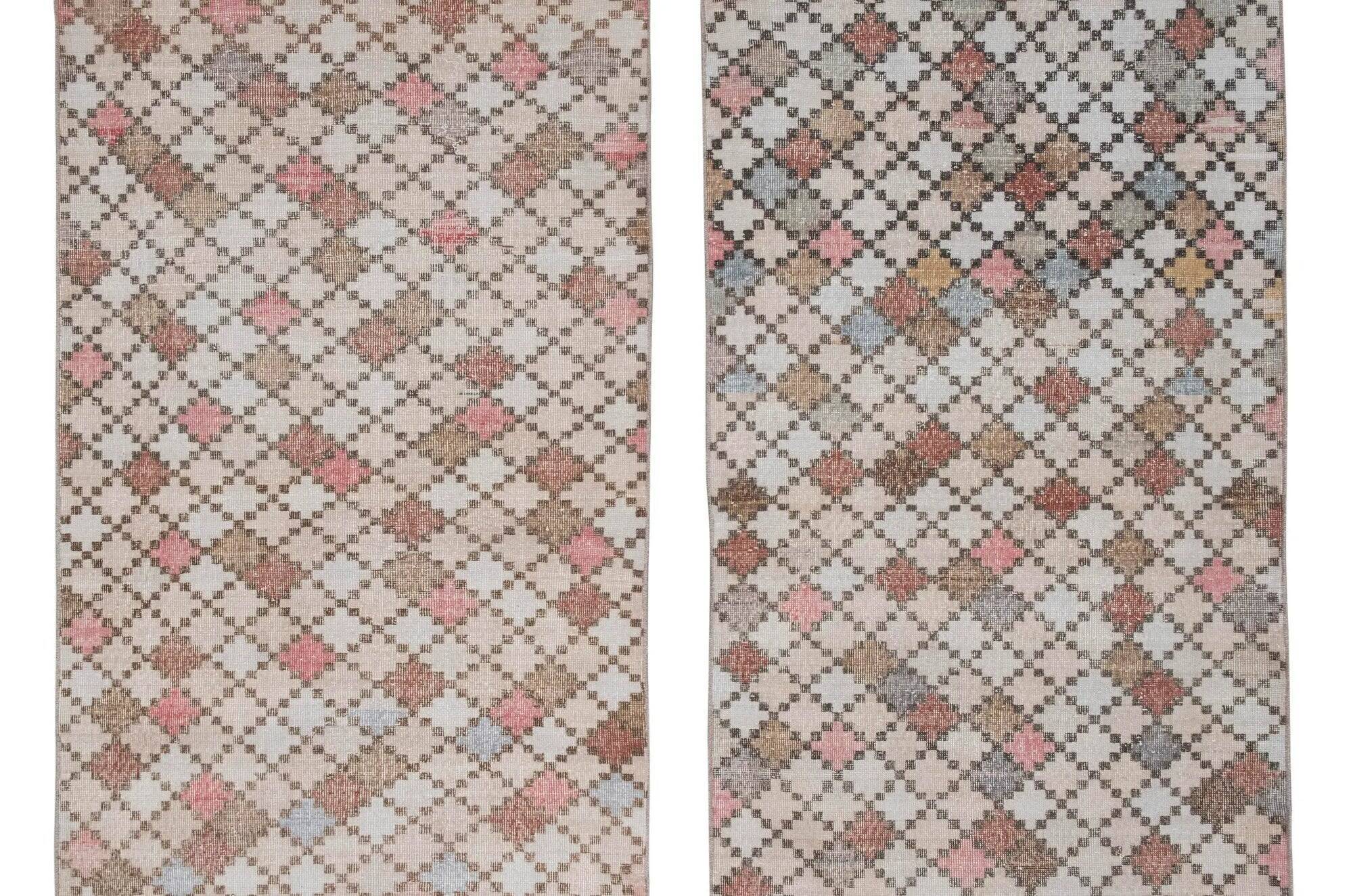 Vintage handmade Turkish rug 118x187 cm