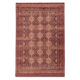Antique red oriental style carpet in wool