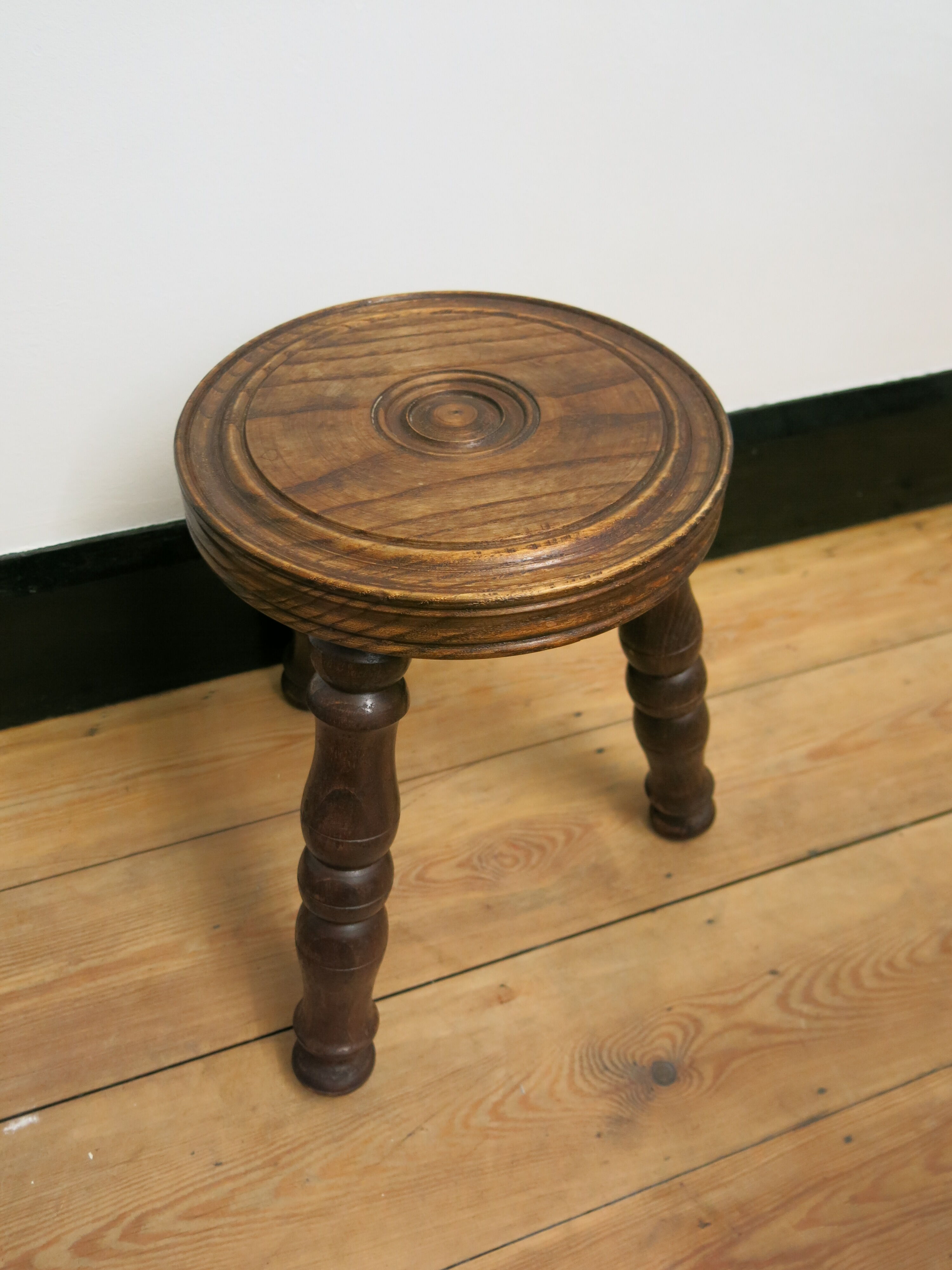 Small stool plant holder art deco