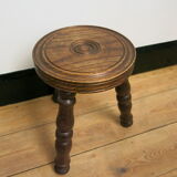 Small stool plant holder art deco