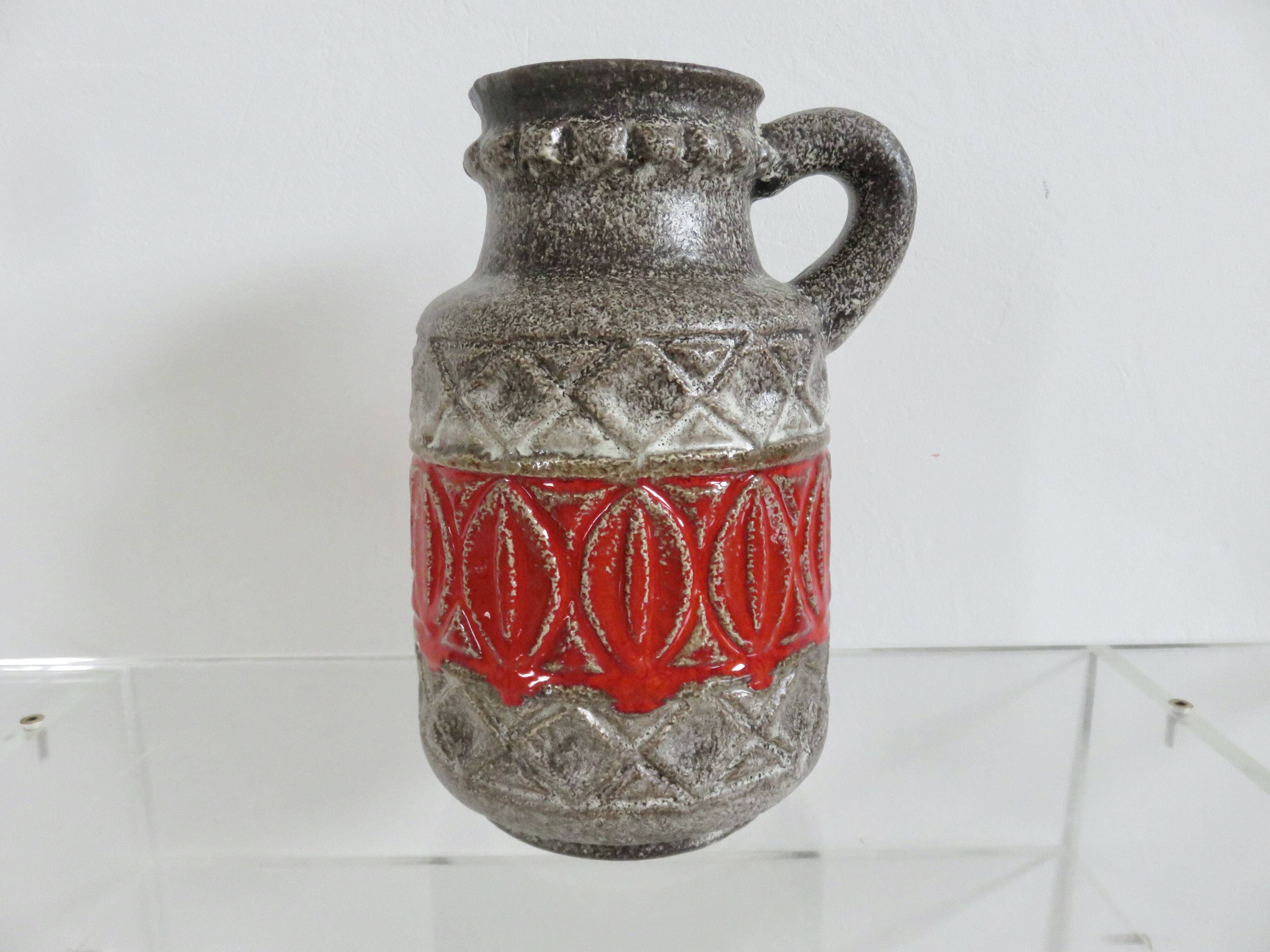 Large ceramic vase, "Germany" 50s 60s