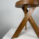 Tabouret chapo s31 en orme massif