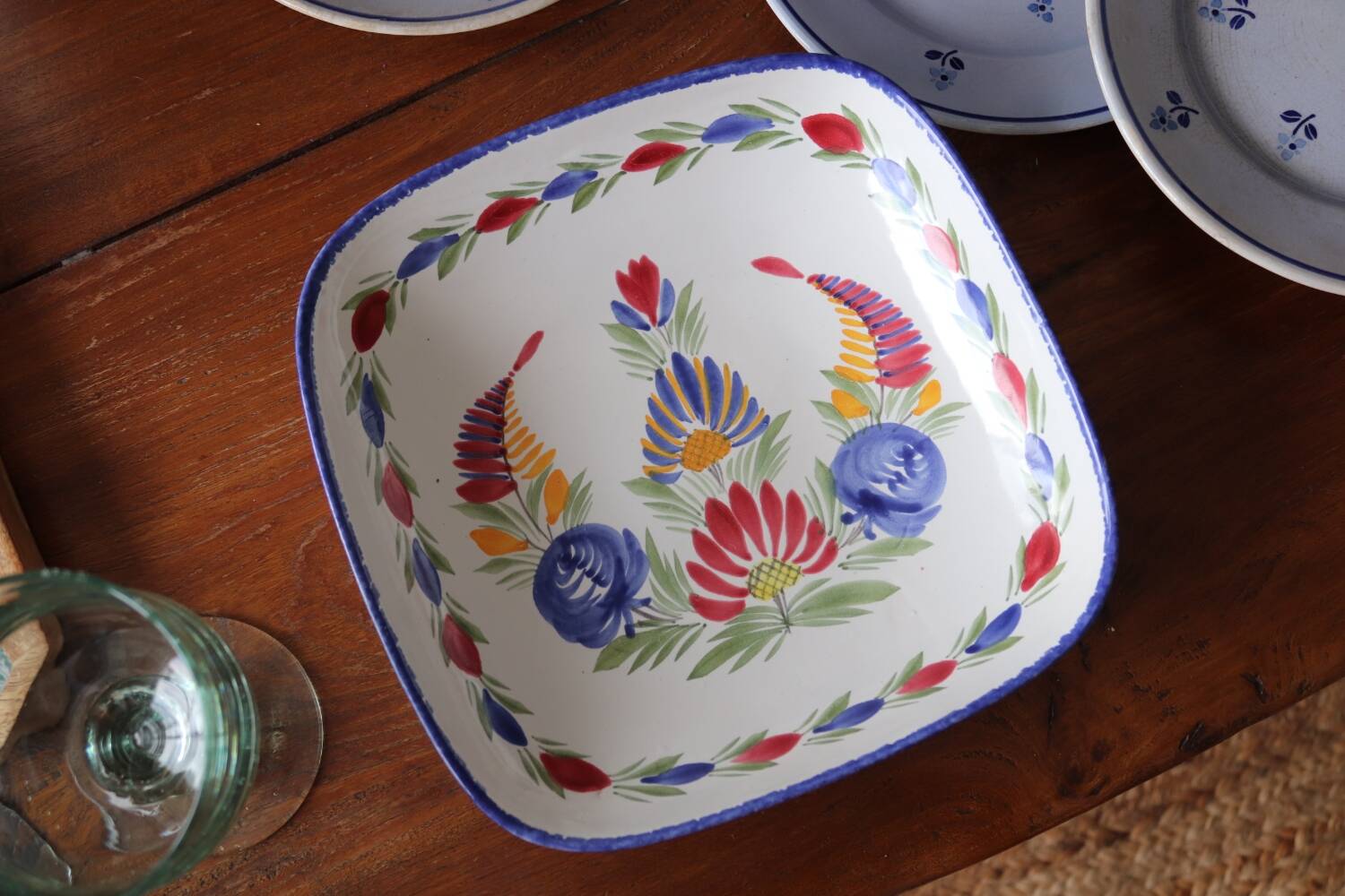 Vintage Quimper bowl dish