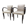 Pair of armchairs art deco bridges