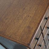 Meuble d'apothicaire en chêne hollandais, début du XXe siècle