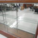 Large display cabinet with 2 sliding glass doors