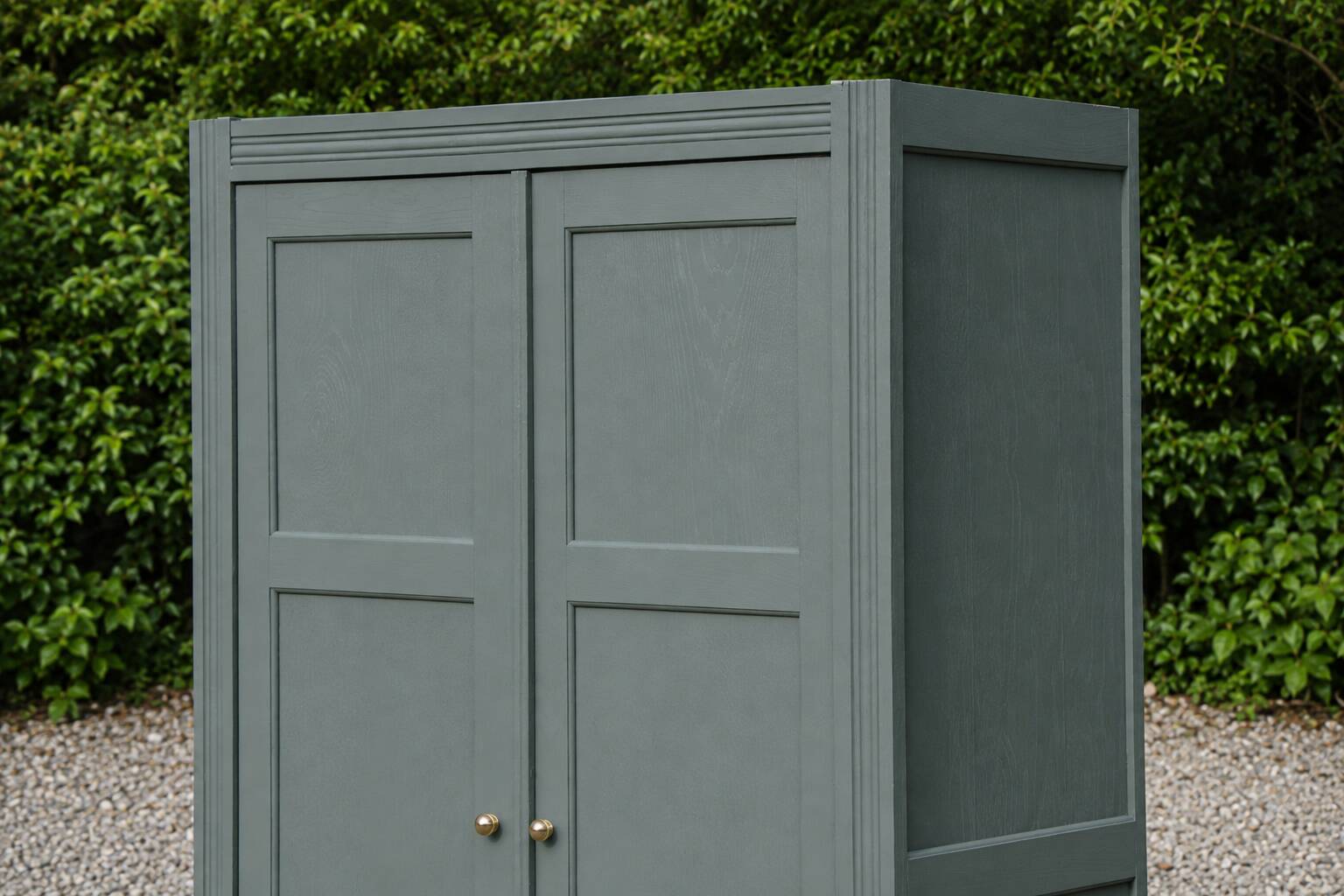 Renovated parisian wardrobe – kaki 4murs – antique wardrobe – country style