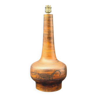 Lamp base by Jacques Blin in ceramic, 1960