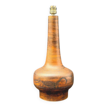 Lamp base by Jacques Blin in ceramic, 1960