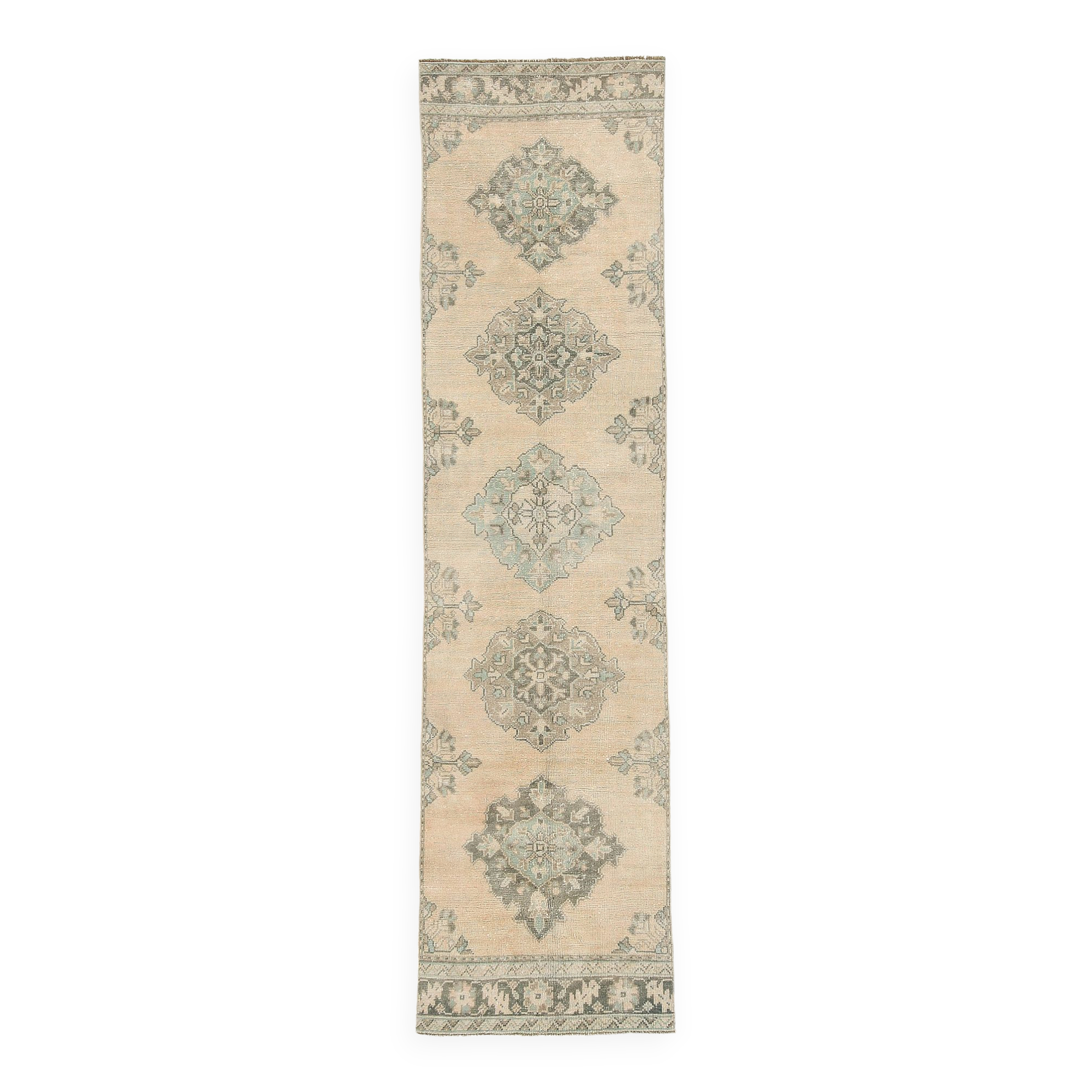 3x11 Turkish Classic Runner Rug, 89x327Cm