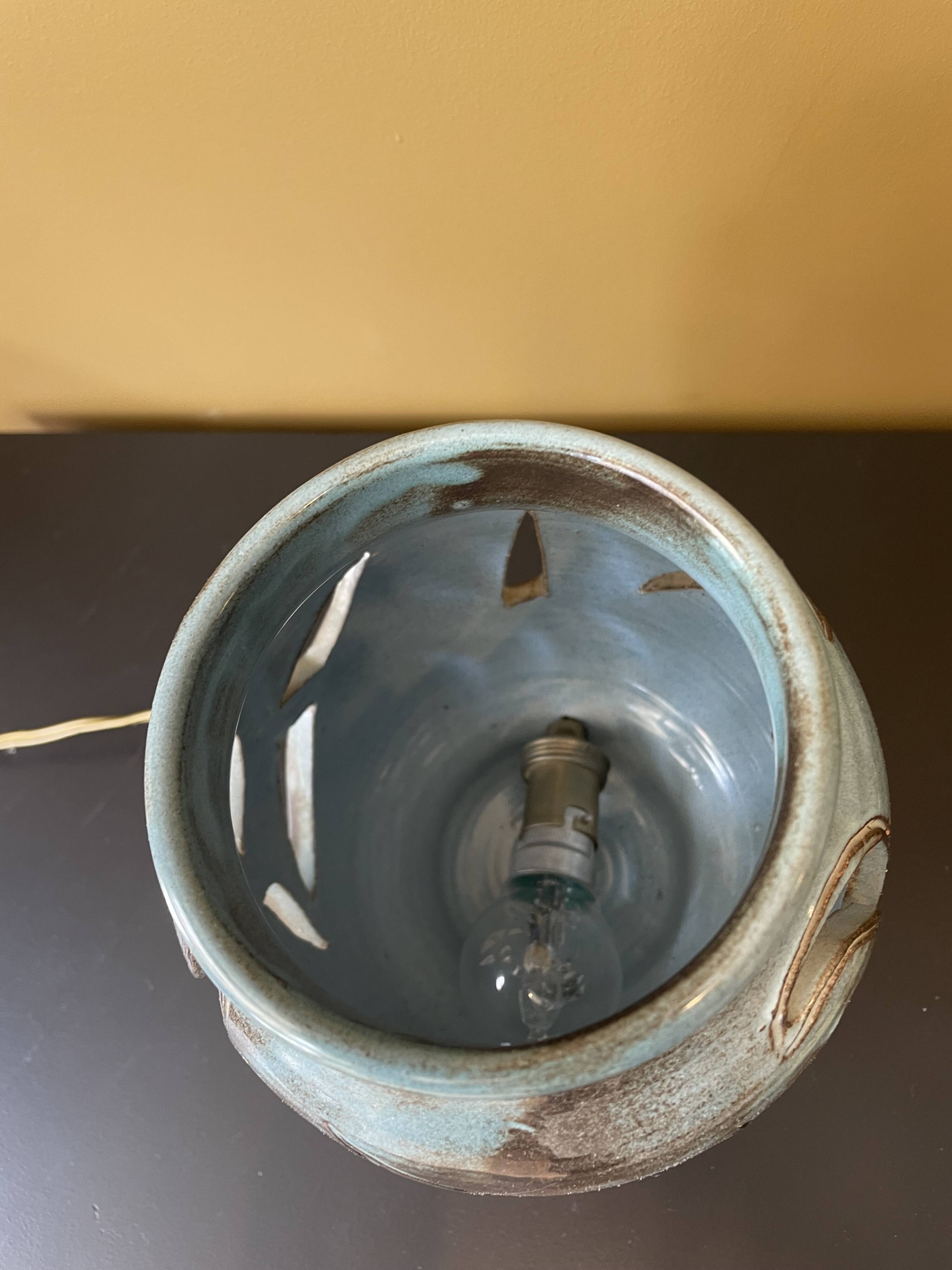 Ceramic Dieulefit lamp