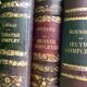 Trompe l'oeil storage box of old books, twentieth century