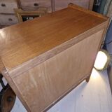 Oak veneer chest of drawers from the 50s/60s