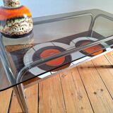 Table basse vintage, meuble ancien salon
