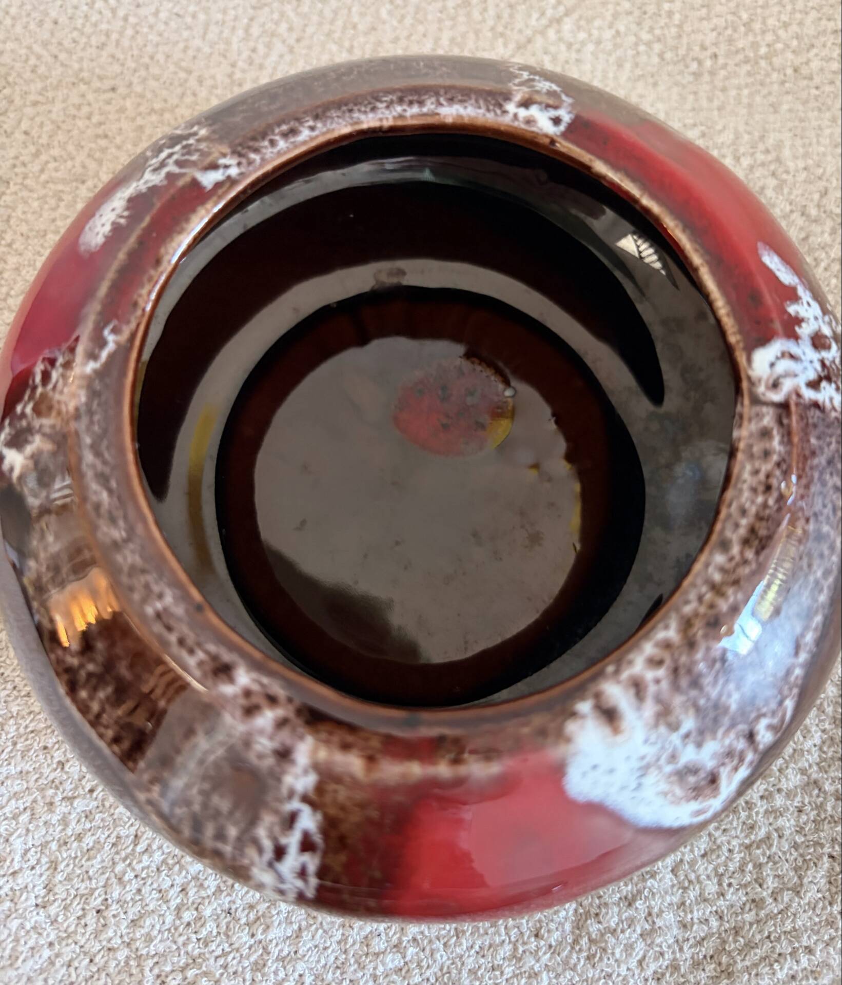Authentic Mid-Century Vallauris Ceramic Lidded Bonbonnière – 60’s/70’s