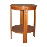 Oak art deco pedestal table