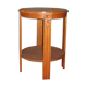 Oak art deco pedestal table