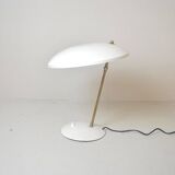 Mid-Century table lamp in aluminium and brass, Italy, 1950s