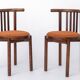 5 chaises en bois cintré des années 1950, chaises vintage en hêtre, salle à manger du milieu du siècle
