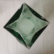 Vase design verre torsadé