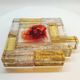 1950s rare large ashtray / sculpture in hand-blown artistic Murano glass attributed to Toni Zuccheri.