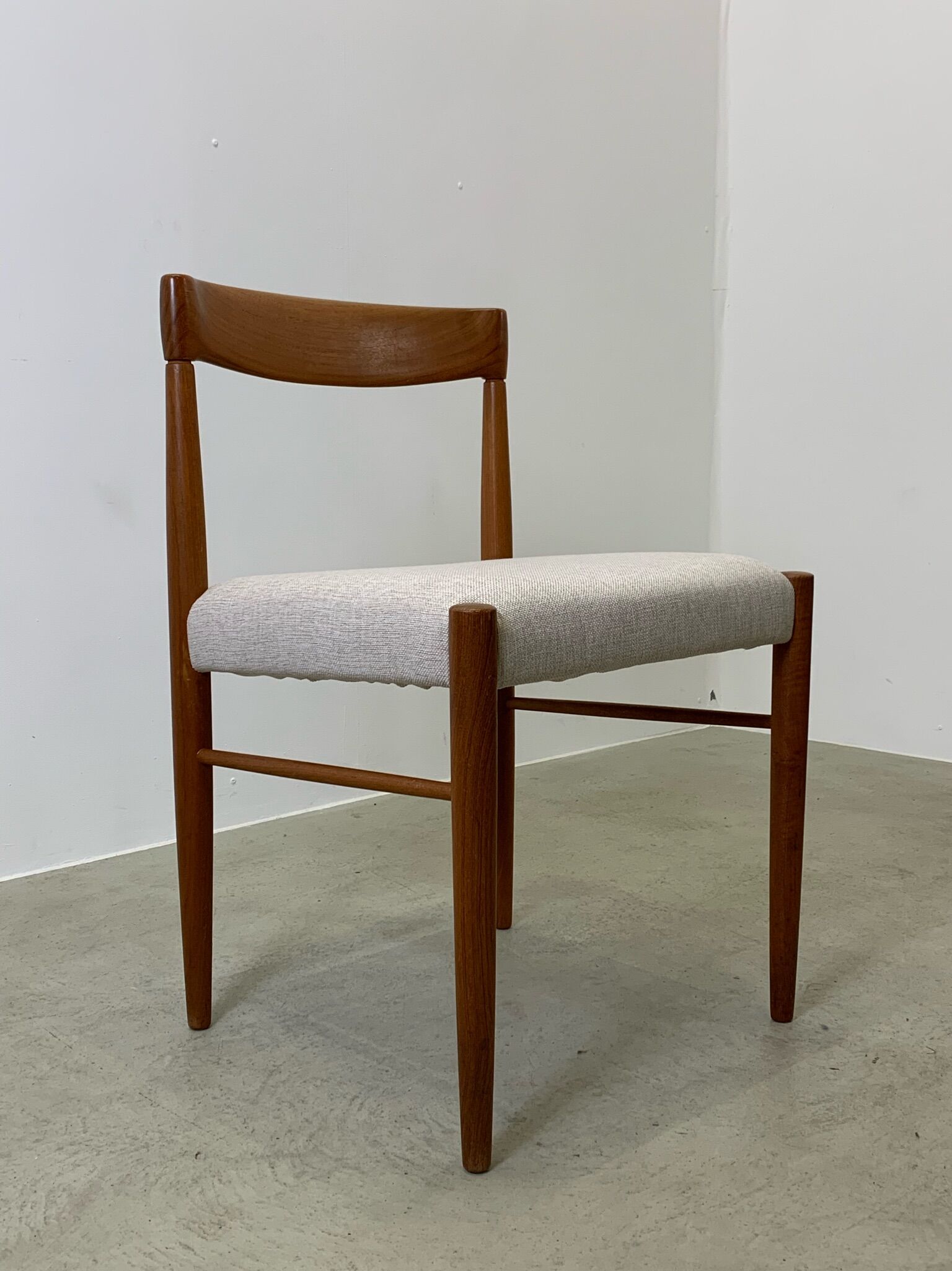 Danish midcentury teak dining chairs by H.W. Klein for Bramin 60s