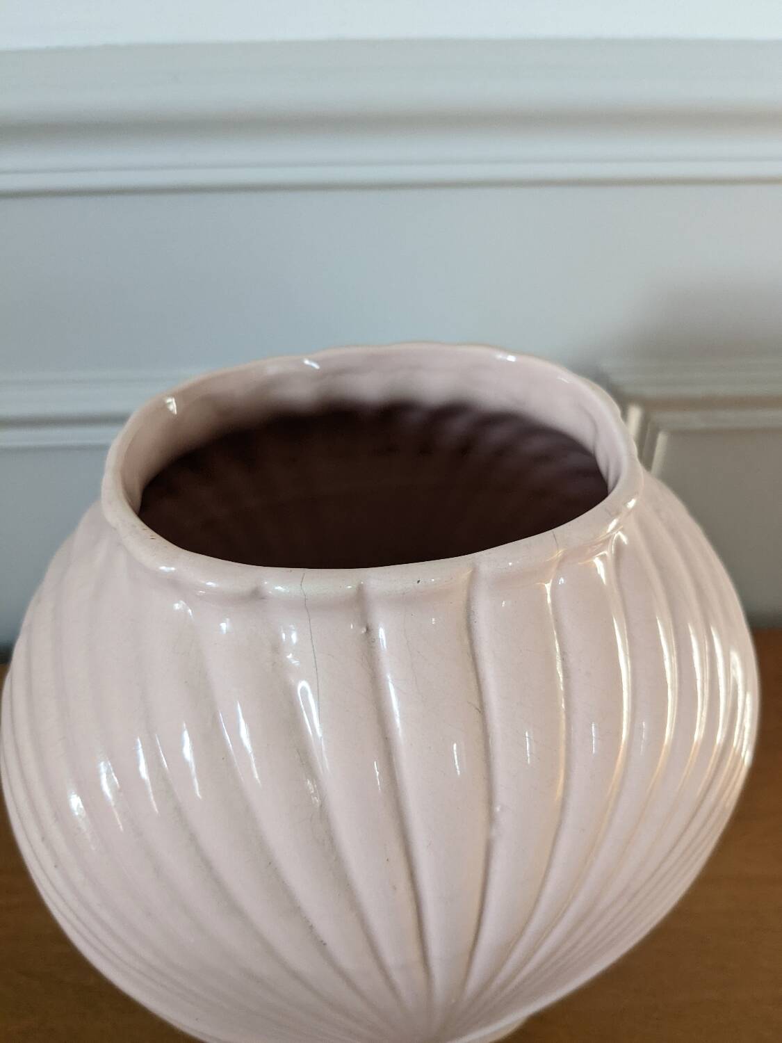 Vintage draped vase