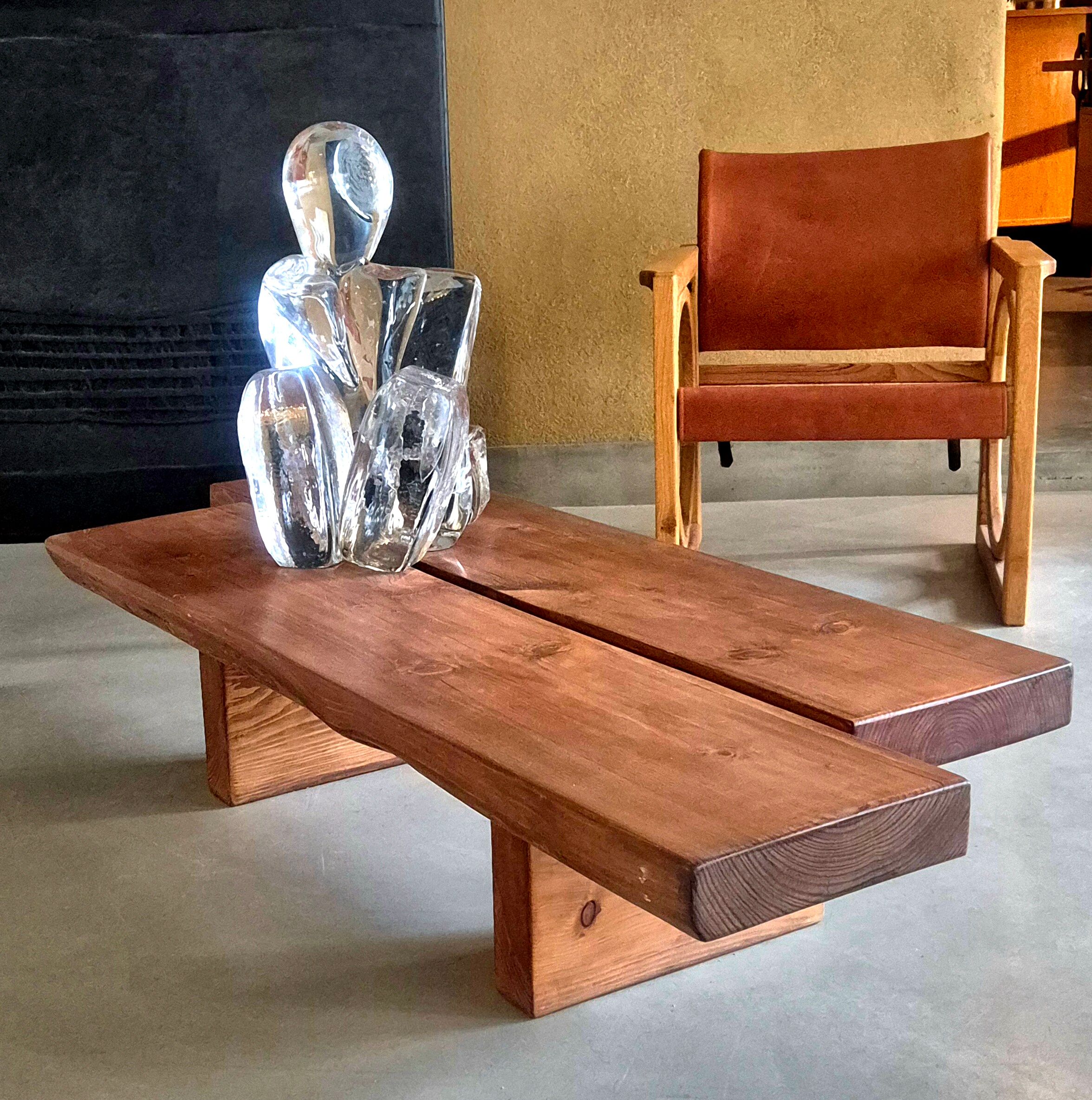 Table basse design Wabi Sabi, numérotée, édition Mobili Mundi
