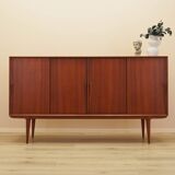 Teak highboard, Danish design, 1970s, manufacturer: Omann Jun
