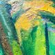 Painting "bois de vincennes" hst m. guetta-fattal (1922-2009) fauvism