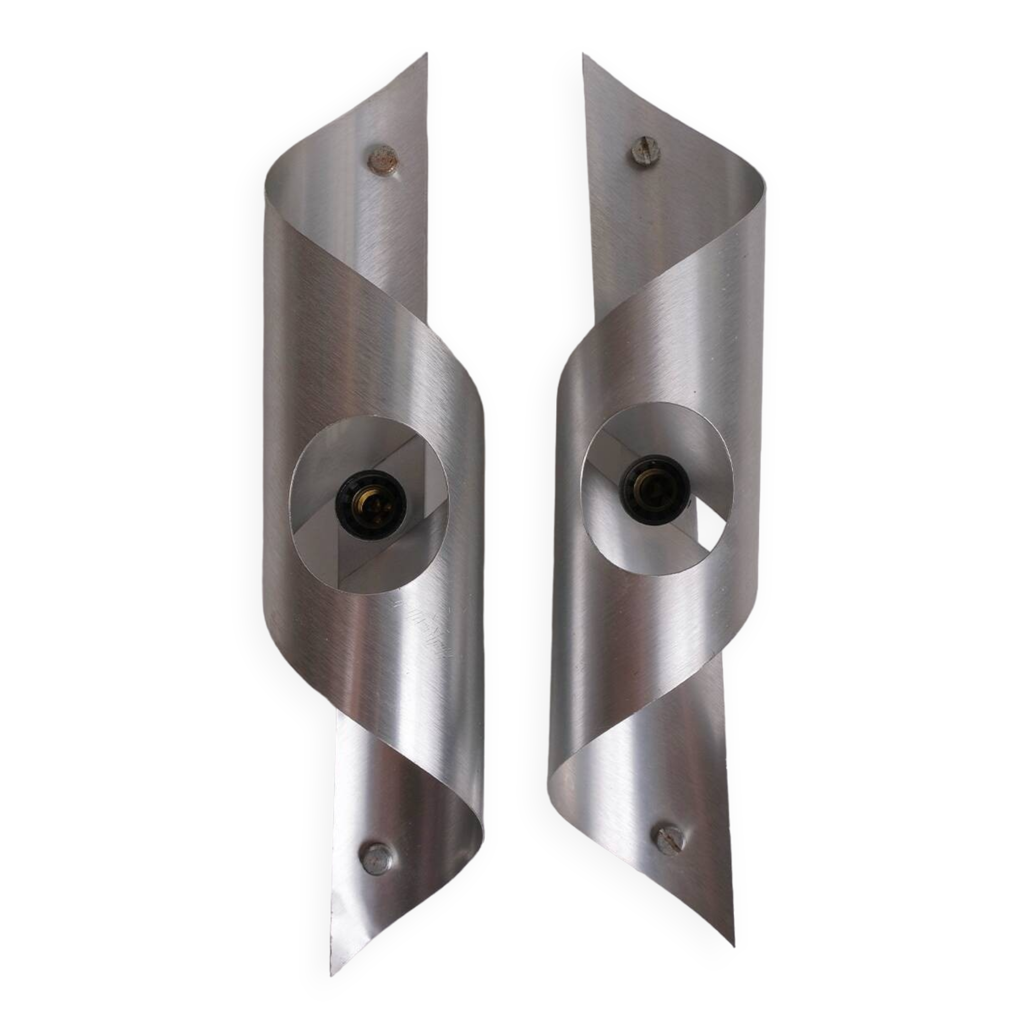 Space age wall lights