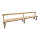 Oak church bench