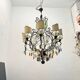 Large Crystal Multicolored Chandelier 1950’s
