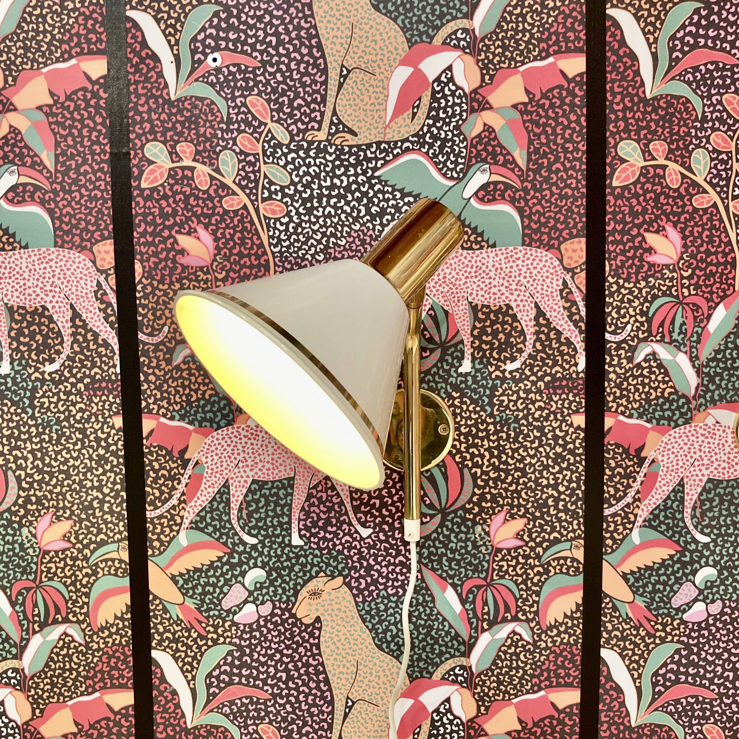 Paire d'appliques modulables design 1960.