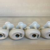 Eight bird candlesticks from Bavaria and Arzberg, Germany