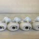 Eight bird candlesticks from Bavaria and Arzberg, Germany