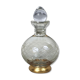 Carafe in chiseled and gilded glass, Circa 1940