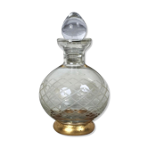 Carafe en verre ciselé et doré, Vers 1940