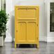 Parisian art deco buffet in yellow ochre