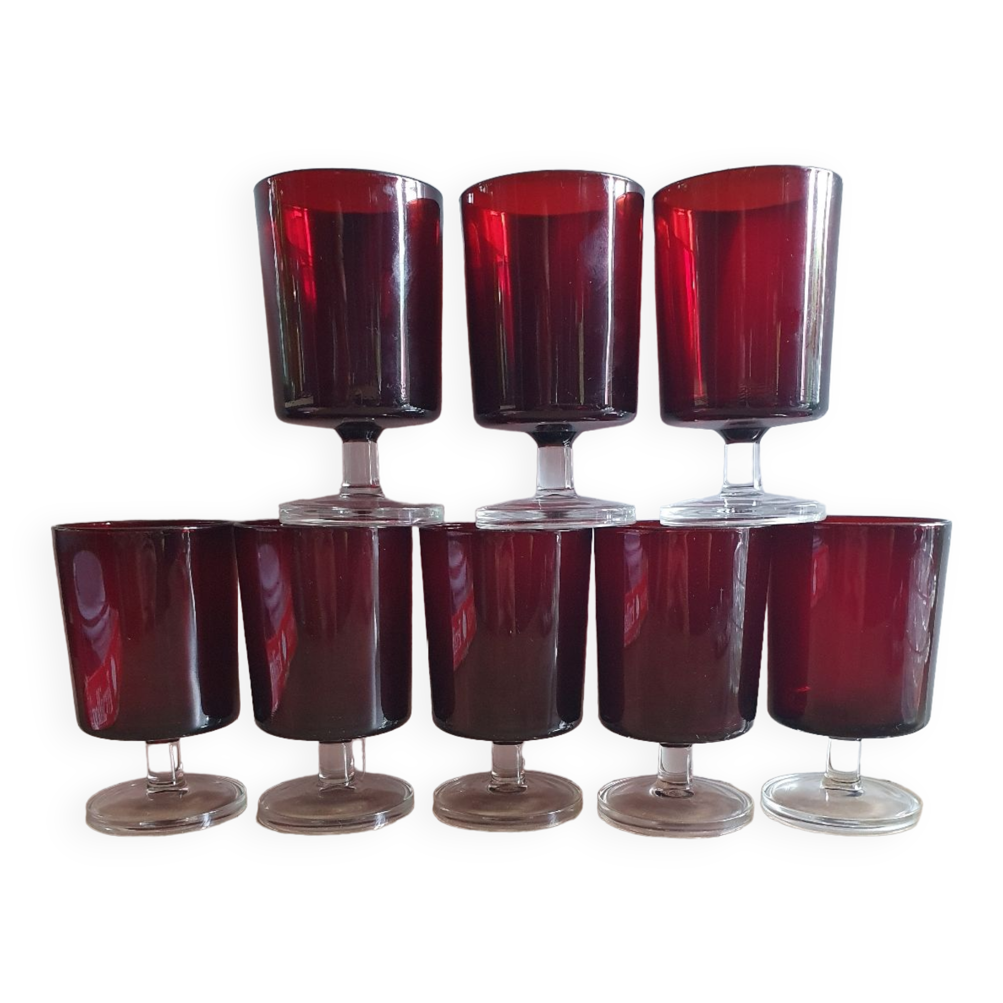Luminarc wine glasses