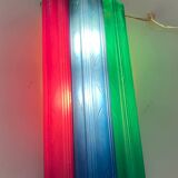 Pop Art Multicolored Glass Tronchi Sconces Set of 2 1970’s