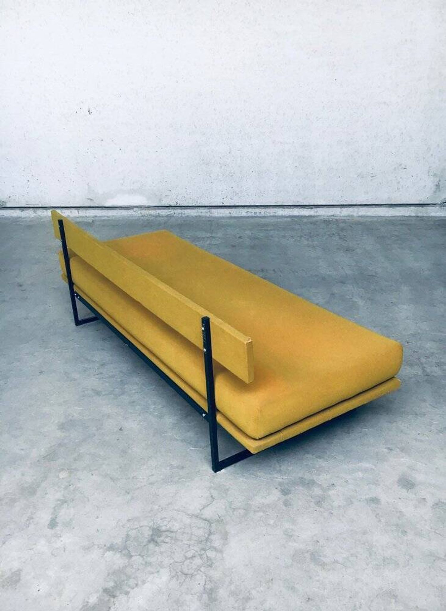 Mid-Century Dutch 3 Seat Sofa Daybed, 1960s