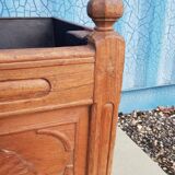 Old solid teak flower box