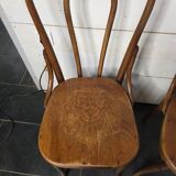 Pair of bentwood bistro chairs