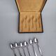 Six silverplated teaspoons